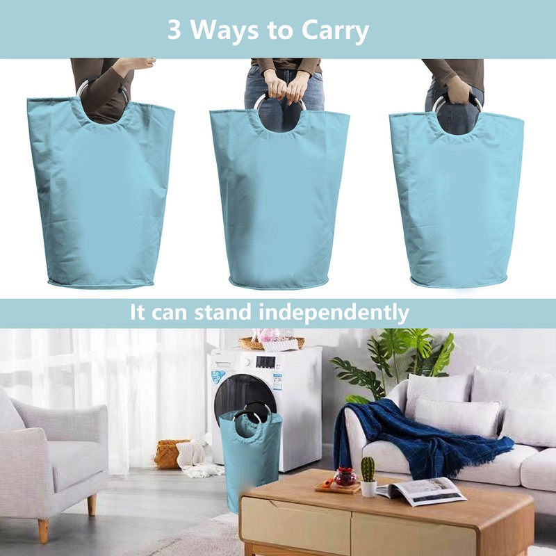 90L Large Laundry Basket Waterproof Laundry Hamper Bag Washing Bin