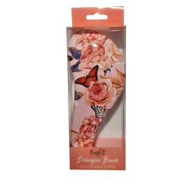 Brush it Pro  Detangler Hair Brush Butterfly, Flowers Pink, Brush It Pro New