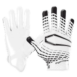 CUTTERS Football Wide Receiver Gloves. Rev 5.0 Ultra Grip No Slip. Youth (1 Pair)