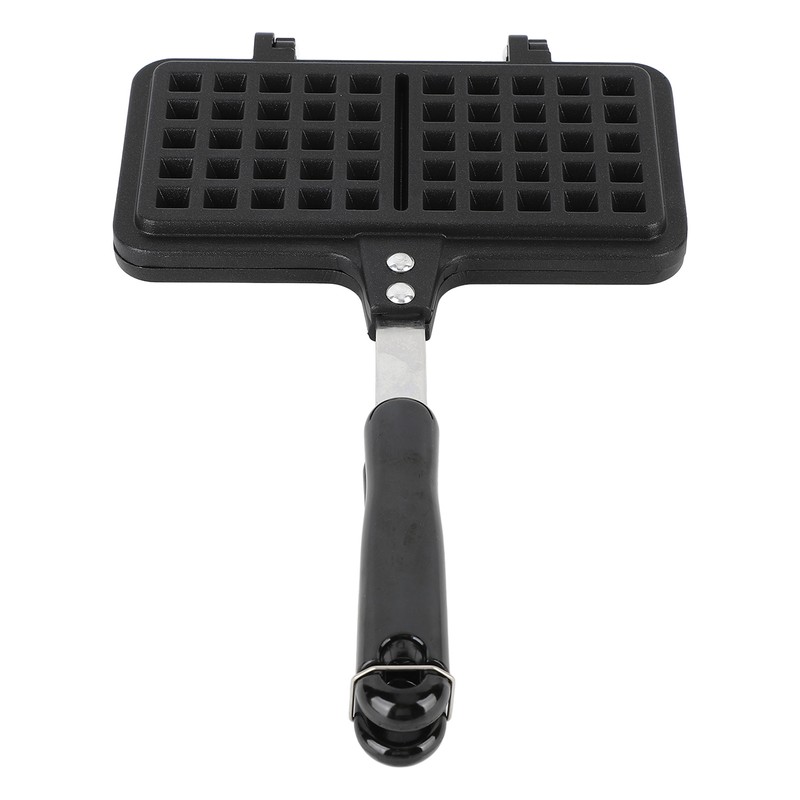 Stovetop Waffle Maker Pan Anti Stick Aluminum Even Heating Double