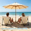 HFYZZ 42.5 Inch Long Extended Foldable Poolside Chairs, Portable Folding