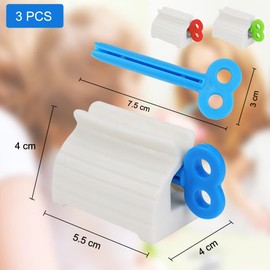 Toothpaste Squeezer, Toothpaste Dispenser, Tube Squeezer, Toothpaste Squeezer, Toothpaste Squeezer, Tube Squeezer for All Tubes, Rolling Toothpaste Squeezer for Toothpaste, Hand Cream or Mustard, Pack