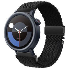 [AiMaoo] Bands, Compatible with CMF by Nothing Watch Pro 2 Replacement Strap, Elastic Nylon Parachute Buckle Braided Band for Men Women CMF by Nothing Watch Pro 2 (Black)