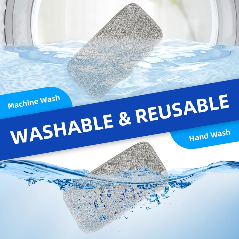 OuhDvgny 4 Packs Steam Mop Pads for SLSM-001 Steam Cleaner
