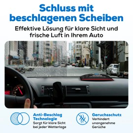 Smart-Planet® Car Dehumidifier Cushion 1000 kg for Interior Reusable with Moisture Indicator Against Fogged Car Windows and Unpleasant Odours