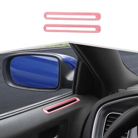 amayum Door Air Conditioner Vent Panel Trim Cover Interior Accessories Compatible with Dodge Charger 2011-2023,Pink