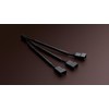Noctua NA-SC1 Sx2, 3-Way Fan Splitter Cables, 4-Pin PWM (2-Pack,