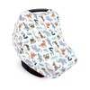 Hudson Baby Unisex Baby Multi-use Car Seat Canopy, Zoo Animals,