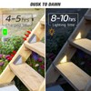 NIORSUN Solar Step Lights for Outside,16 Pack Warm White Outdoor