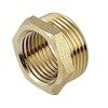 1 x 1/2 inch BSP Male x Female Thread Union Pipe Reduction Joiner Fitting Brass Fitting