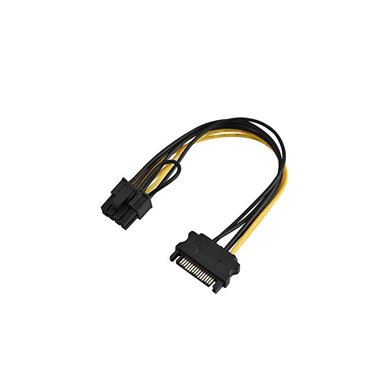 15 Pin to 8 Pin SATA to PCI-E Computer Graphics