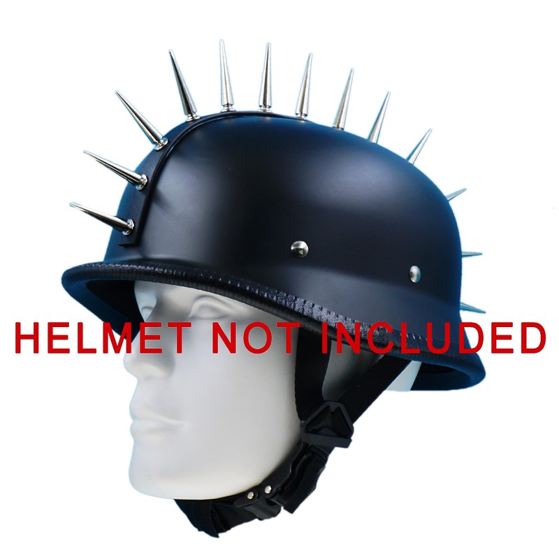 Marskeleton Punk Adhesive PU Leather Strip with Metal Bullet Cone