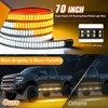 Nilight 2PCS 70 Inch Emergency Strobe Light Strip with Controller