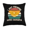 Retro Cachapa I Just Freaking Love Cachapa Food Lover Throw