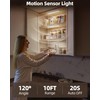 AMETHEUS 74LED Rechargeable Under Cabinet Lighting Wireless,6Pack Motion Sensor Light