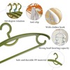 Plastic Clothes Hanger, Extra Thick Plastic Wide Shoulder Adult 360