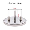 Hiorucet BBQ Lid Thermometer Heat Indicator Replacement for Nexgrill 720-0697,