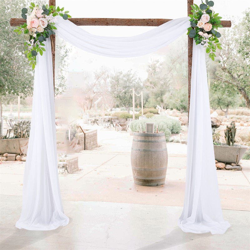 Wedding Decoration Arrangement Veil Arch Veil Background Veil Wedding Arch