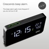 Braun Digital Alarm Clock with LCD Display, 2x USB-C ports