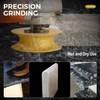 Diamond Edge Grinding Wheel, 25mm Height Radius Profile Wheel for