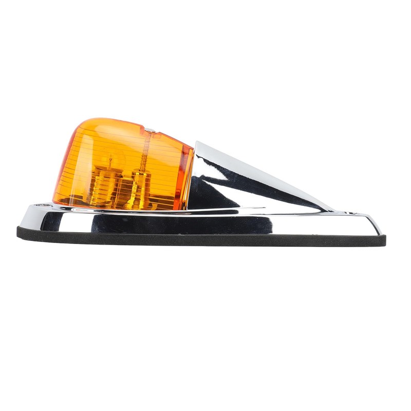 5pcs Cab Marker Light Weatherproof Amber Teardrop Cab Top Running