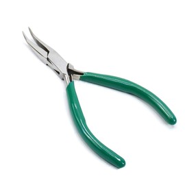 AAProTools Comfortable Bent Nose Pliers for Crafting and Repair, Jewelry Making Supplies