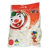 Payaso Globo Payaso N9 Blanco Bolsa De 100 Pzs