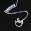 YNIBST Replacement Earmold for Acoustic Coil Tube Headset(Clear 2 Pairs)