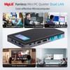 MeLE QuieterDL Dual LAN Fanless Mini PC,Micro Desktop Computer N100