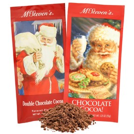 Christmas Hot Cocoa Set, Milk Chocolate Drink Mix Packets, Stocking Stuffer Gifts, 1.25 Ounces (Chocolate Cocoa)