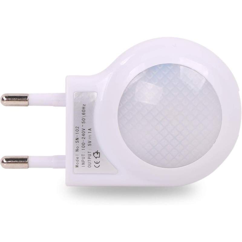 4 Pack of White EU 2-pin Plug - Portable Plug-in