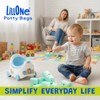LillOne – 90 Universal Portable Potty Bags with Drawstring –
