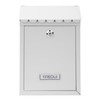 ARREGUI Civic E5721-C Galvanised Steel Letterbox, Size S (DIN A5