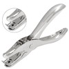 yelingzhi 穴開けパンチ 1穴 3mm 穴あけパンチ ステンレス 手動 シングルホール 多機能 ポータブル