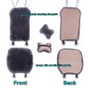 OGLAND 100% Natural Fur Sheepskin Universal car seat Covers for