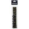GOSEN Overgrip Japanese Pattern "Flowers" Black x Gold B815BKG