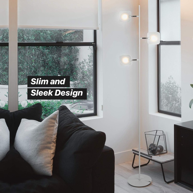 Brightech Tree Floor Lamp for Living Rooms & Offices, Dimmable