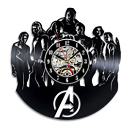 Modern Stylish Hero Wall Clock Decor for Bar Home Office Bedroom Wall Decoration