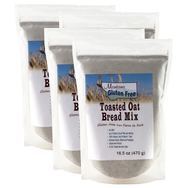 Gluten Free Toasted Oat Bread Mix - 4 Pack