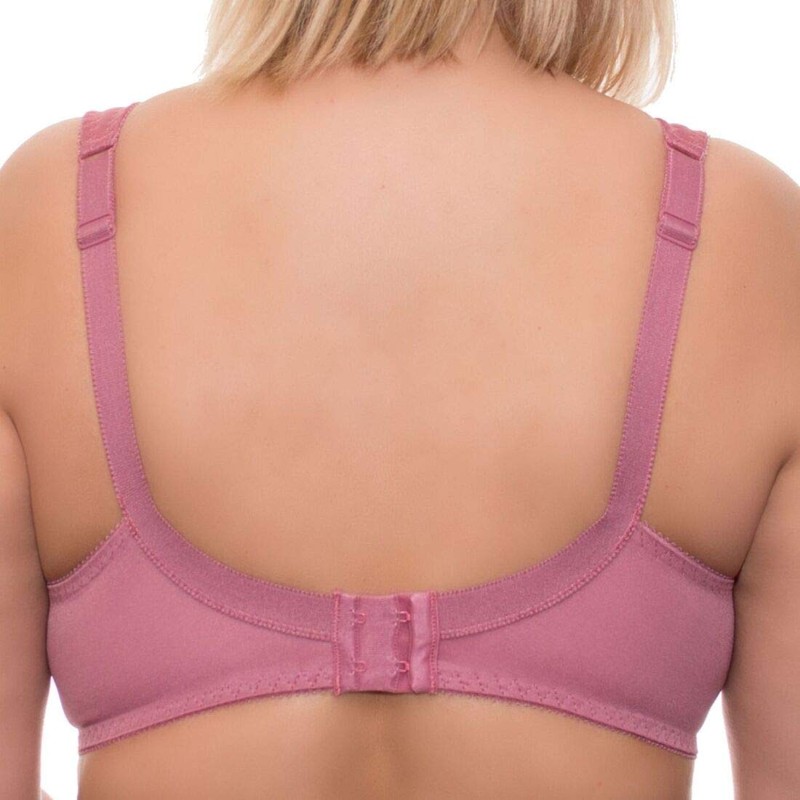 Wide Strap Bra Plus Size Full Coverage Underwire Support Panels