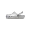 Crocs Kids' Classic Glitter Clog 28-29 EU Silver Glitter, Silver
