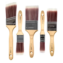 bianco Shabby® Set of 5 professional brushes for shabby chic and DIY (63 + 50 + 50 + 35 + 25)