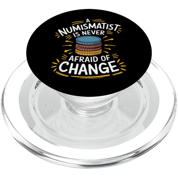 Numismatics Numismatist Coin Collector for Coin Collecting PopSockets PopGrip for