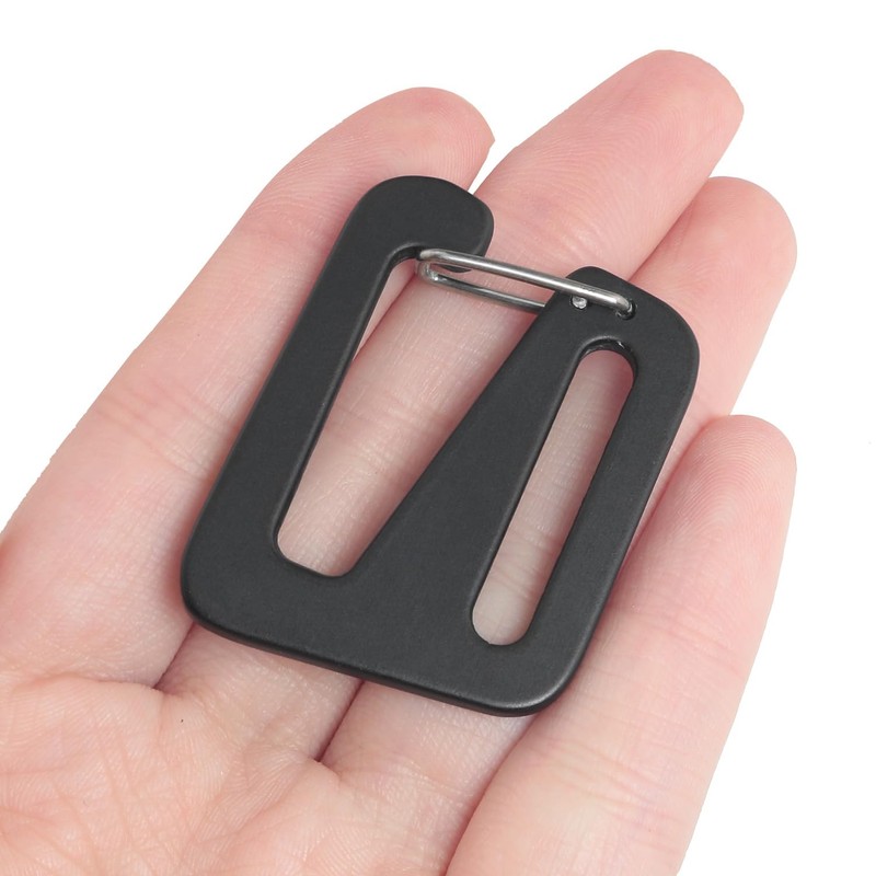 LUORNG 4PCS Open Hooks Quick Release Adjustable Buckle with 25mm