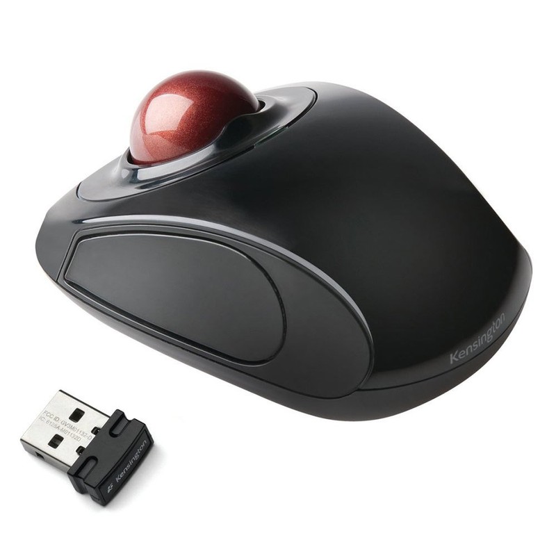 Kensington Orbit Wireless Mobile Trackball, 2.4 Ghz Frequency/30 Ft Wireless