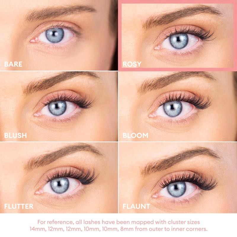 Silly George Pop-On Lashes - DIY 1-Step Pre-Glued Faux Eyelash