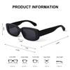 BUTABY Rectangle Sunglasses for Women Retro Driving Glasses 90’s Vintage