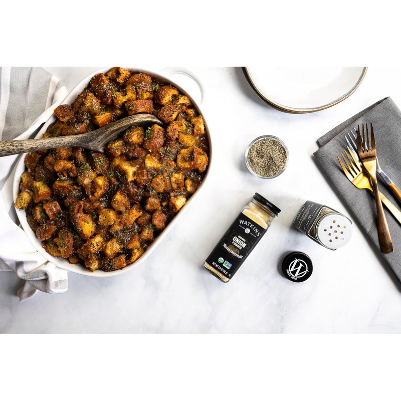 Watkins Gourmet Organic Spice Jar, Onion Powder, 2.8 Oz