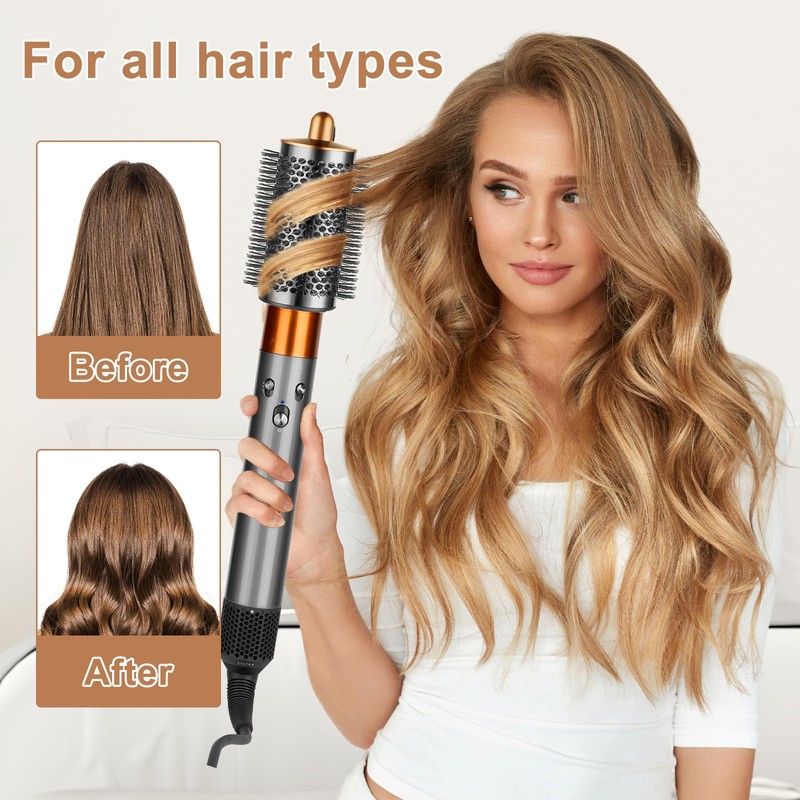 ZEPHBLOW Large Round Volumizing Brush for Dyson Airwrap, Large Round