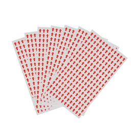 1Package Red Arrow Stickers Removable Stickers Dot Map Label Stickers for Repair Shop, Factory, Office and Home Use